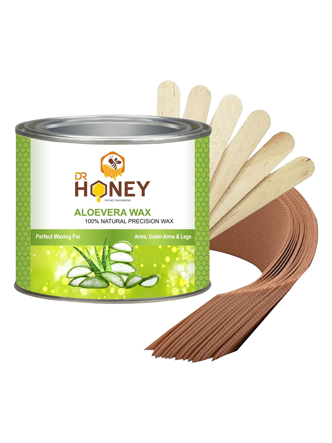 

DR HONEY 100% Natural Precision Aloevera Wax - 600g, Green