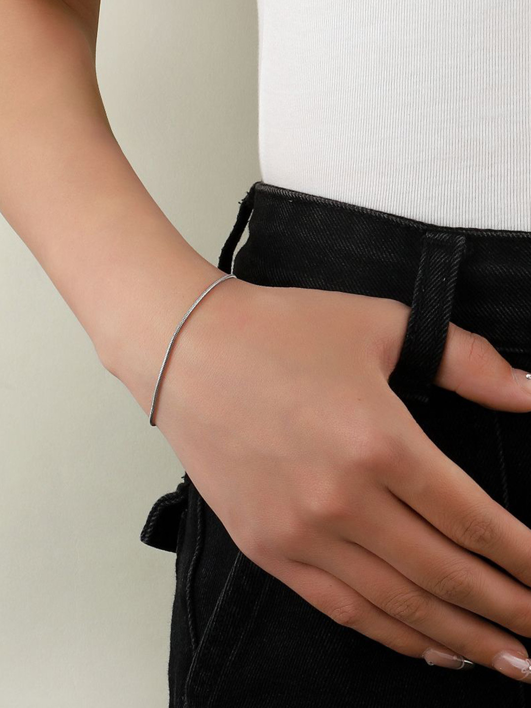 

SALTY Stainless Steel Link Bracelet, Silver
