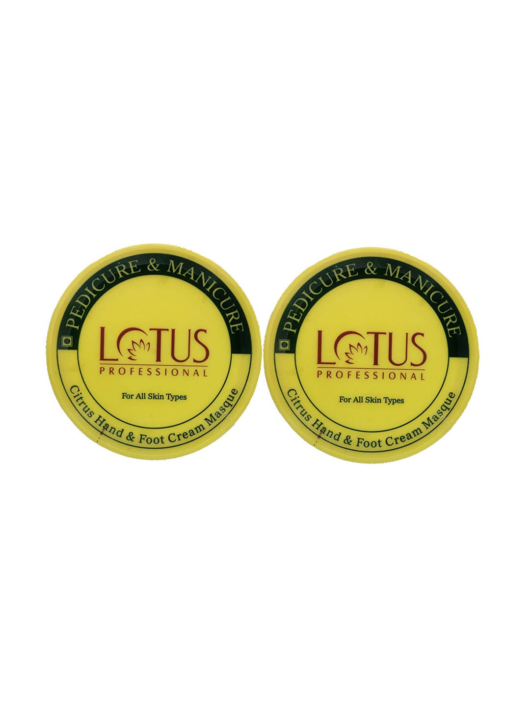 

Lotus Professional Set Of 2 Citrus Hand And Foot Cream Masque- 280g Each, Green