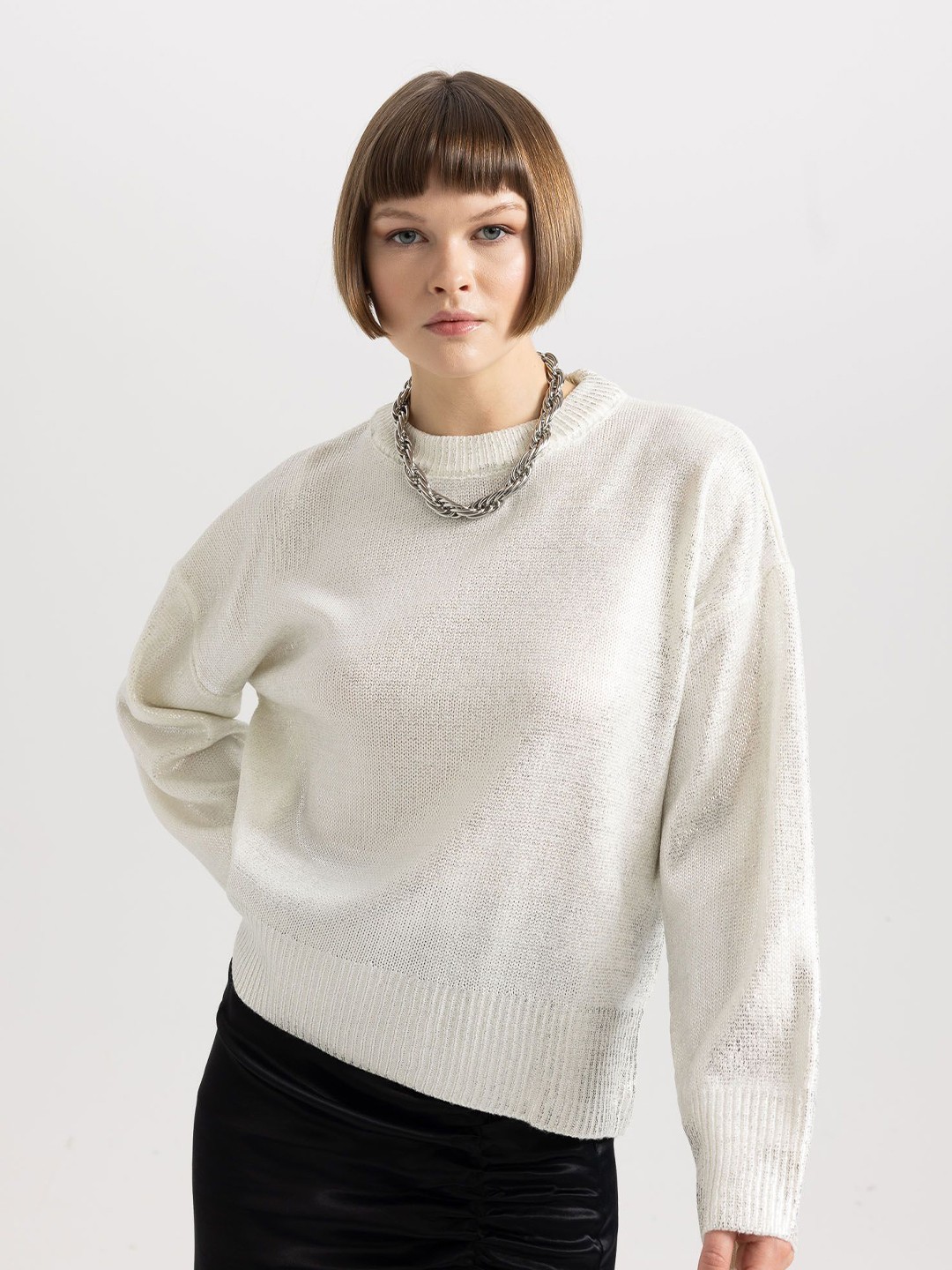

DeFacto Women Pullover, White