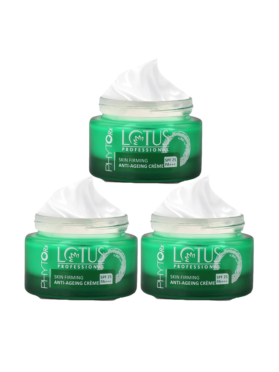 

Lotus Professional Set Of 3 PhytoRx Skin Firming Anti-Aging Creme SPF 25 - 50g Each, Green