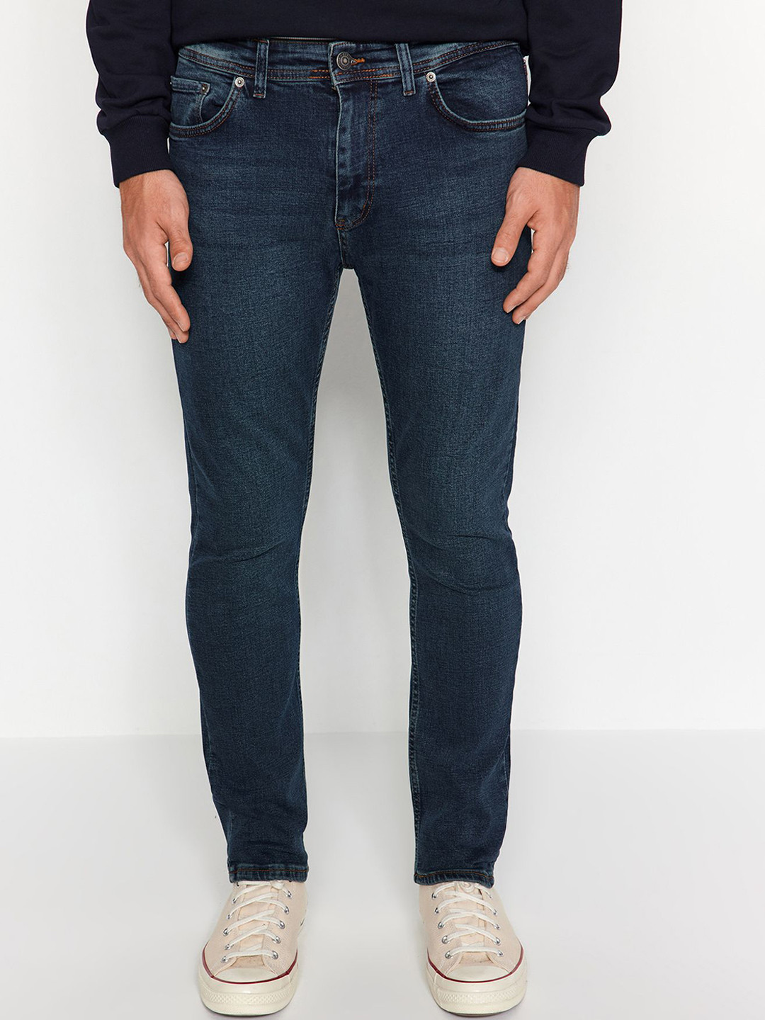 

Trendyol Men Regular Fit Mid-Rise Jeans, Na
