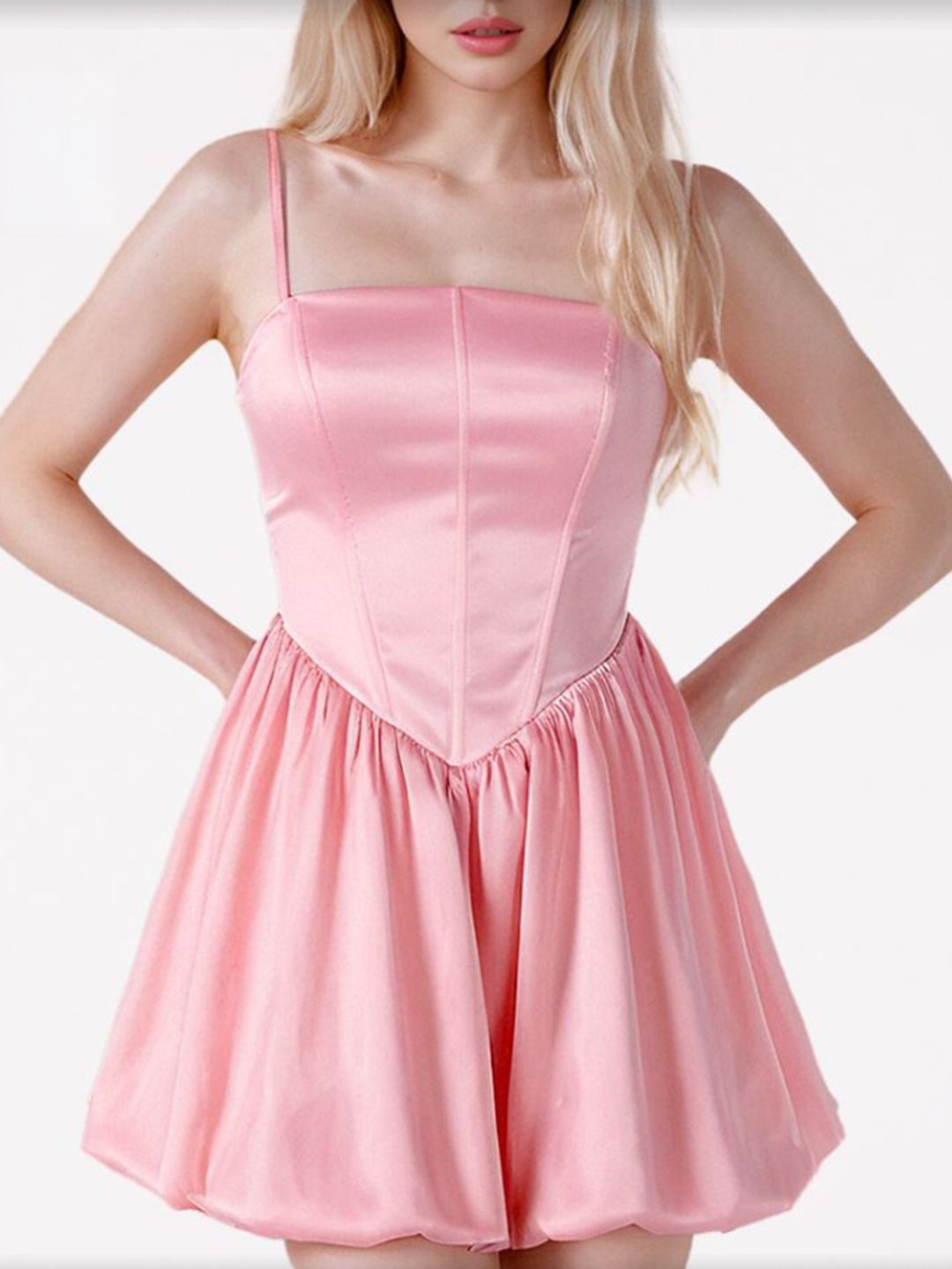 

StyleCast Solid Fit & Flare Dress, Pink