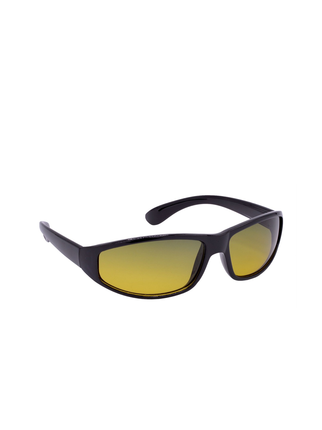 

HRINKAR Men Sports Sunglasses with UV Protected Lens HRSS11003-BK-YLW, Yellow