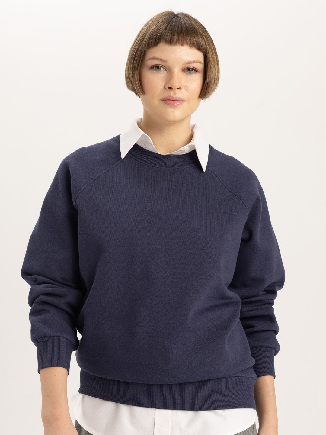 

DeFacto Women Pullover, Navy blue