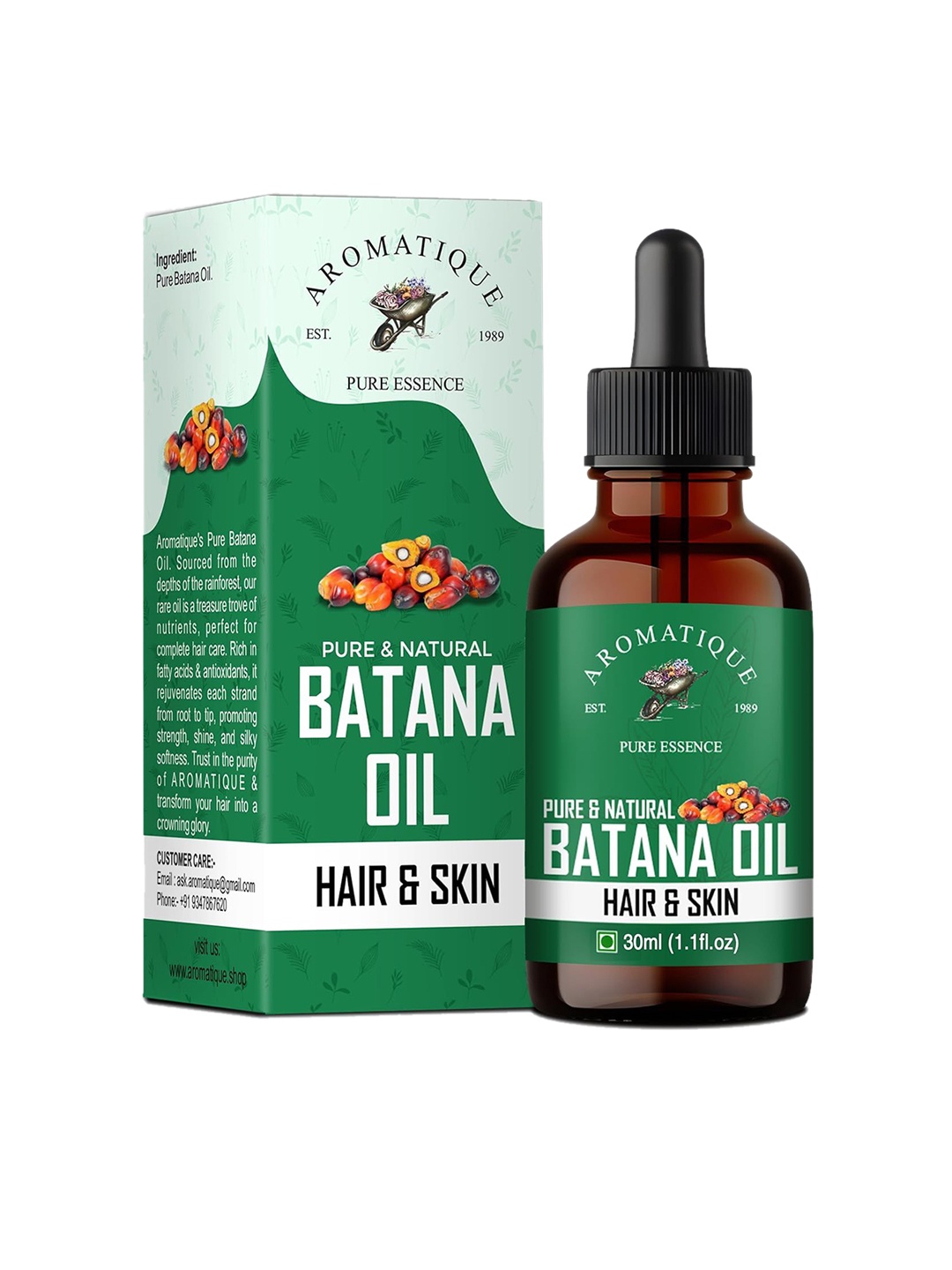 

AROMATIQUE Pure Batana Oil For Hair Growth -30ml, Brown