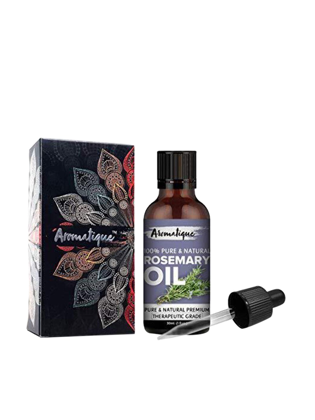 

AROMATIQUE 100% Pure & Natural Rosemary Essential Oil - 30ml, Grey