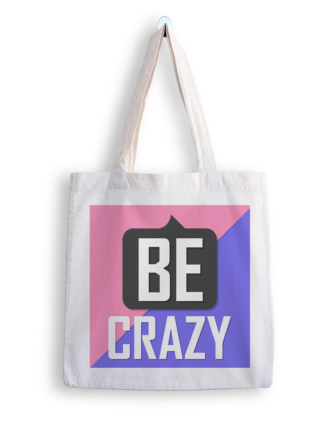 

ARTBUG Printed Shopper Tote Bag, White