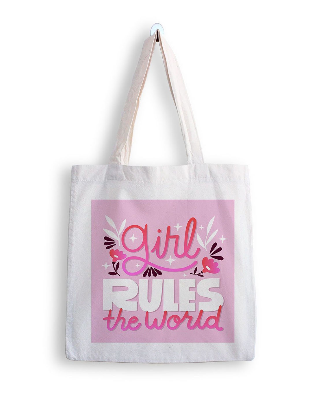 

ARTBUG Printed Bucket Tote Bag, White