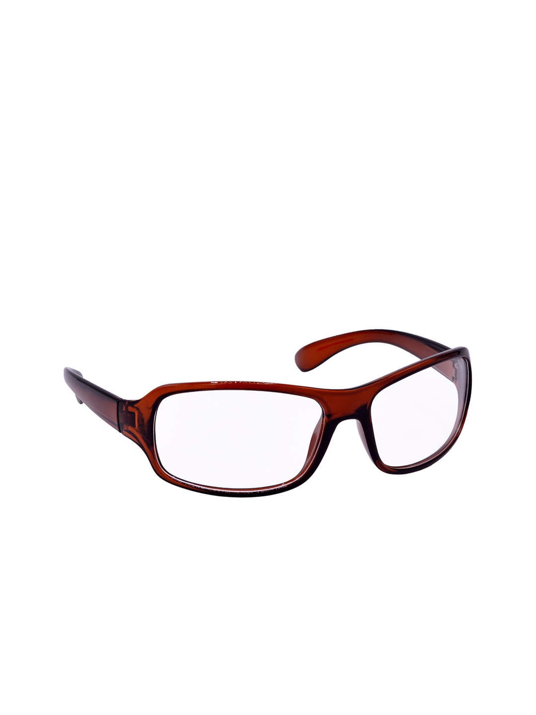 

HRINKAR Men Sports Sunglasses with UV Protected Lens HRS11006-BWN, Transparent