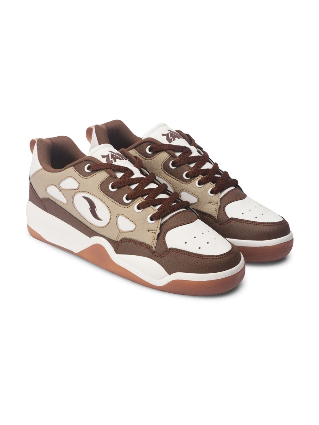 

ZAYDN Men Colourblocked Sneakers, Brown