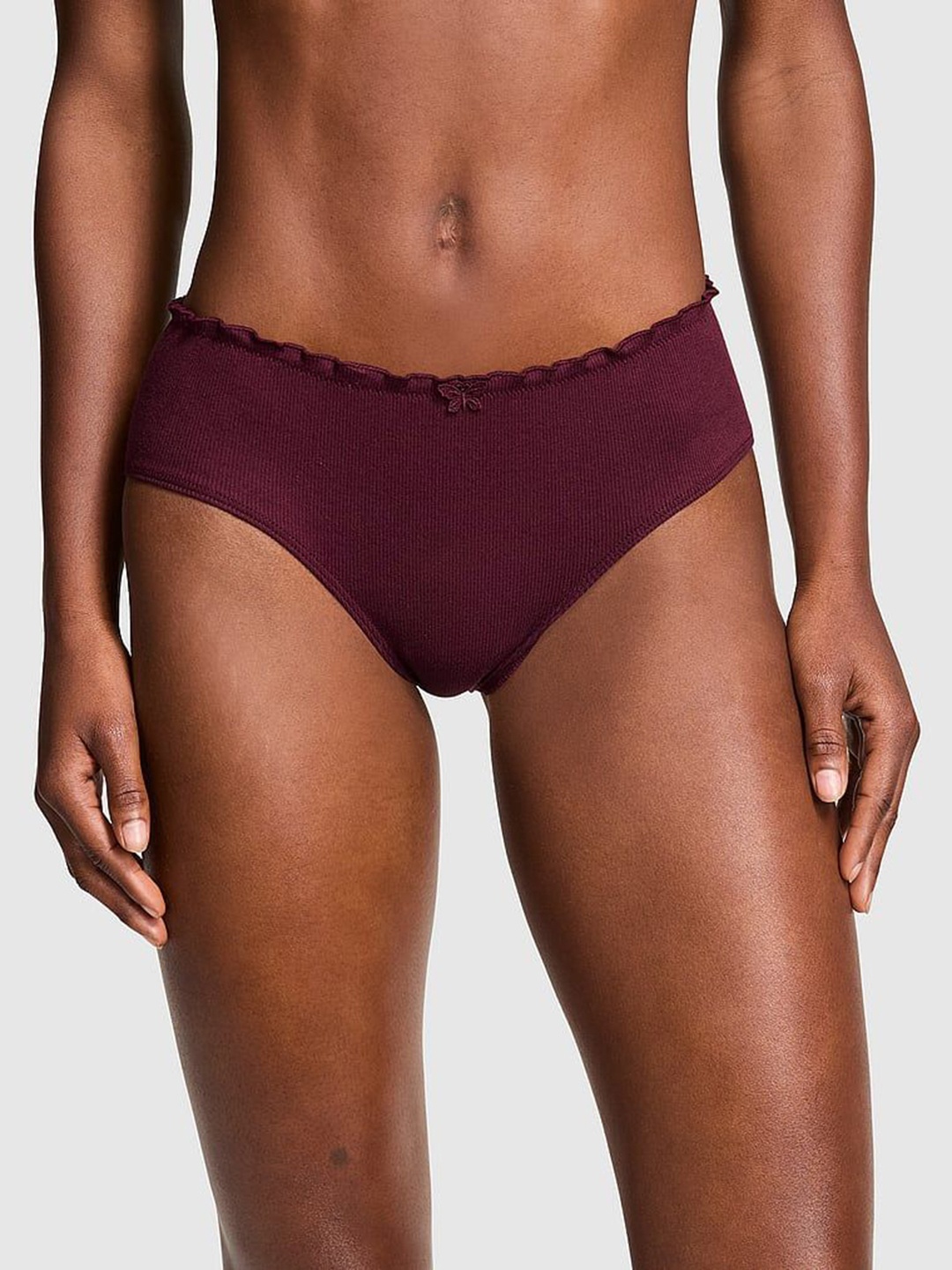 

Victoria's Secret Back-Tie Low-Rise Boy Shorts, Mauve