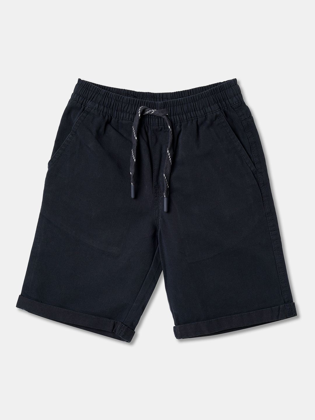 

R&B Boys Solid Regular Fit Shorts, Blue