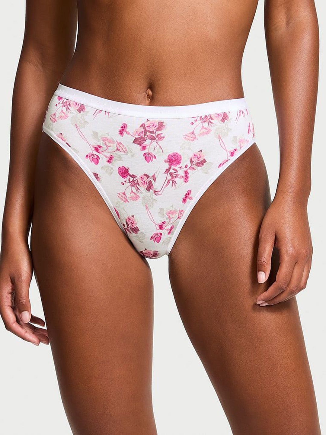 

Victoria's Secret High Waist Printed Basic Briefs 112448496G4M, White