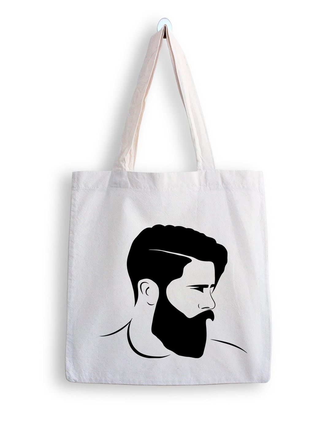 

ARTBUG Printed Shopper Tote Bag, White