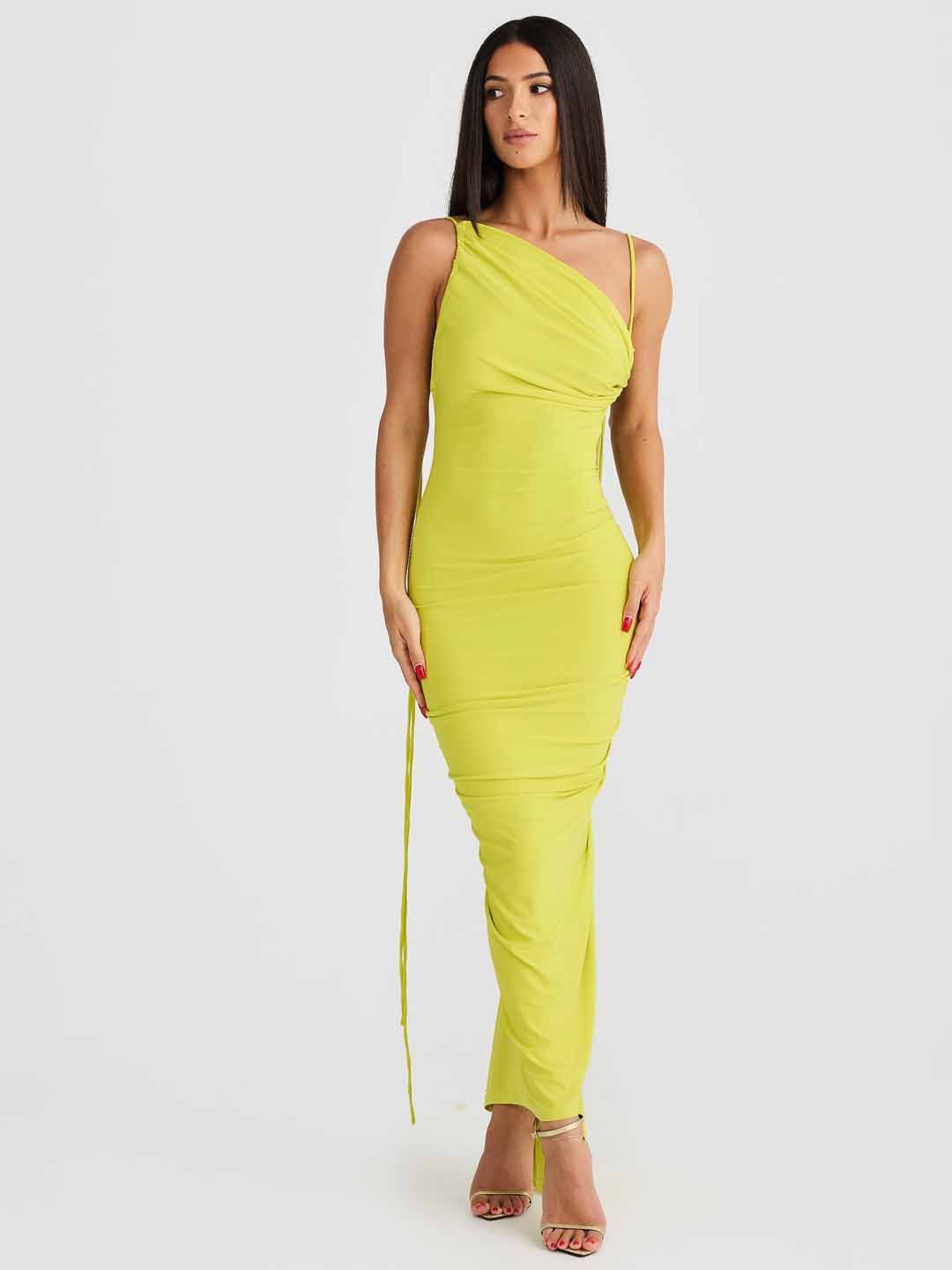 

StyleCast Bodycon Solid Midi Dress, Yellow