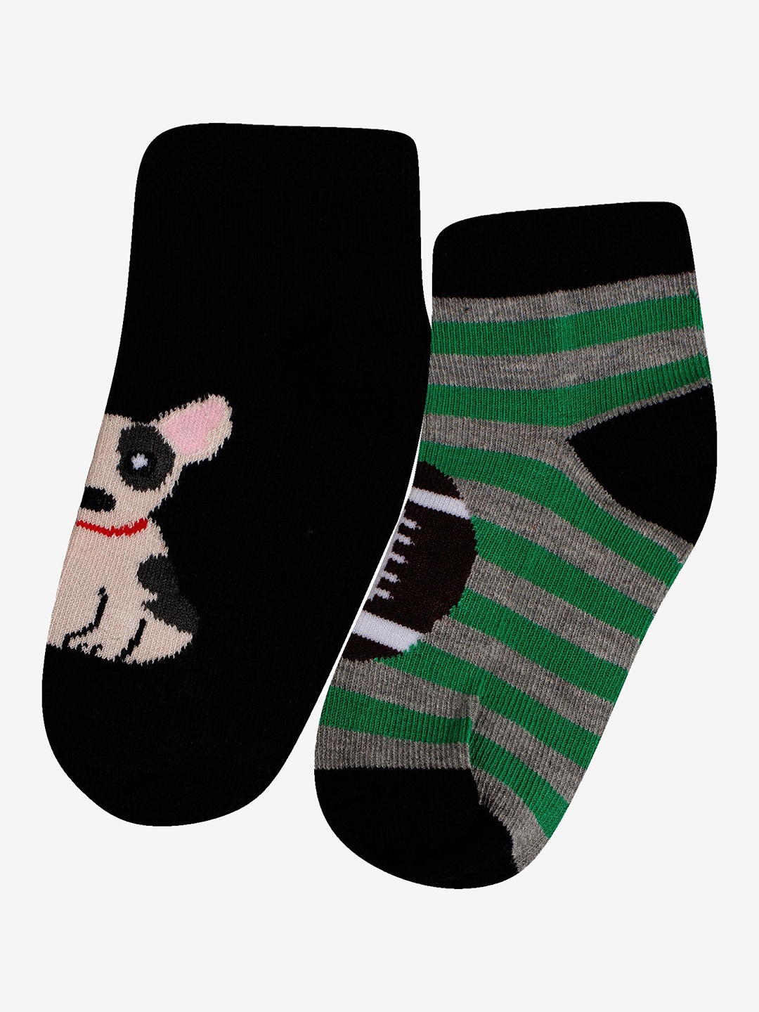 

Bodycare Boys Pack Of 2 Ankle Length Socks, Black