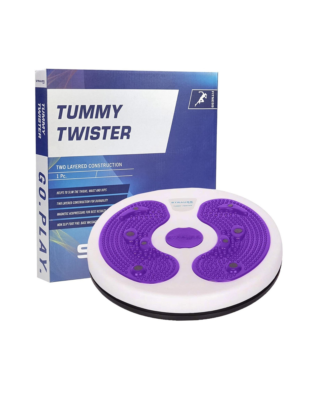 

STRAUSS Tummy Twister Workout Accessories, White