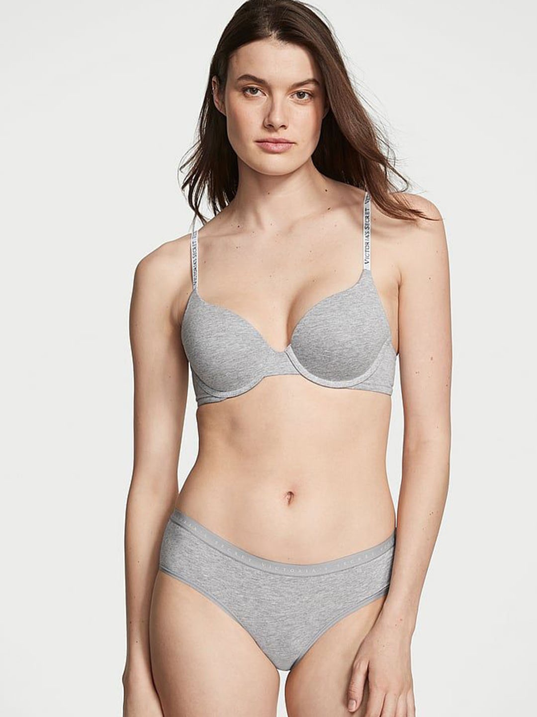

Victoria's Secret Cotton Hipster Briefs112448501NG0, Grey