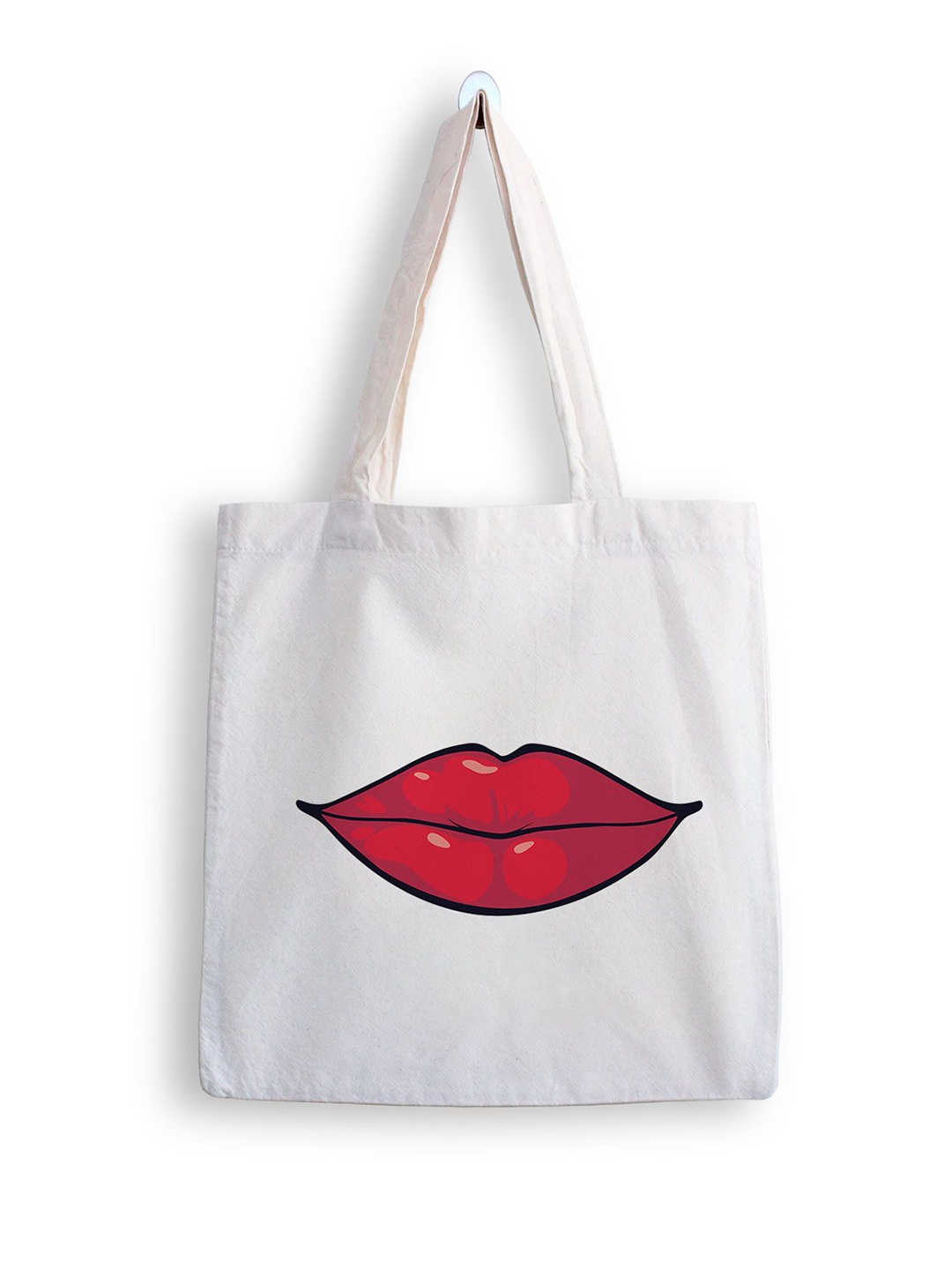 

ARTBUG Printed Structured Tote Bag, White