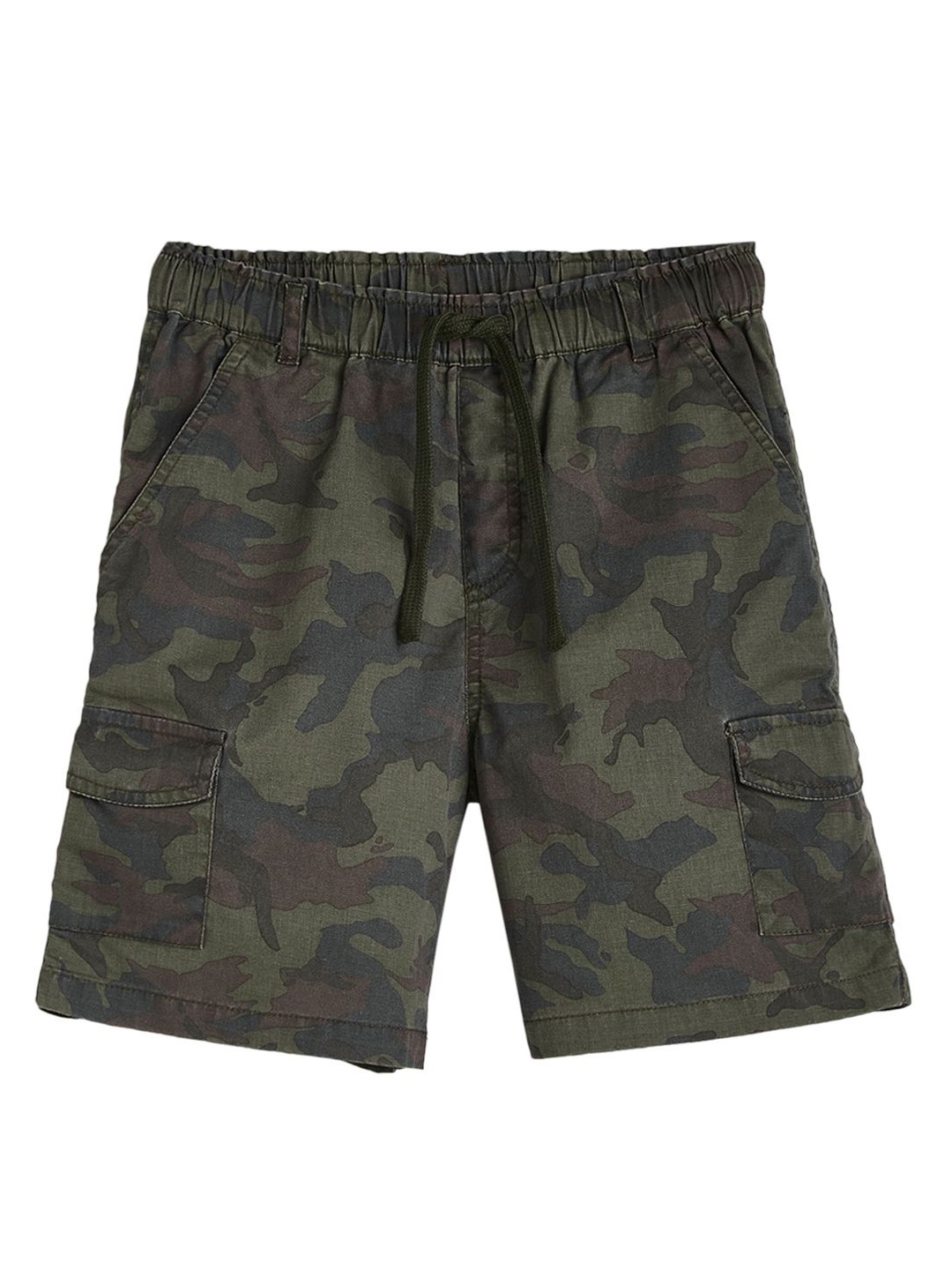 

Cub McPaws Boys Camouflage Printed Shorts, Olive