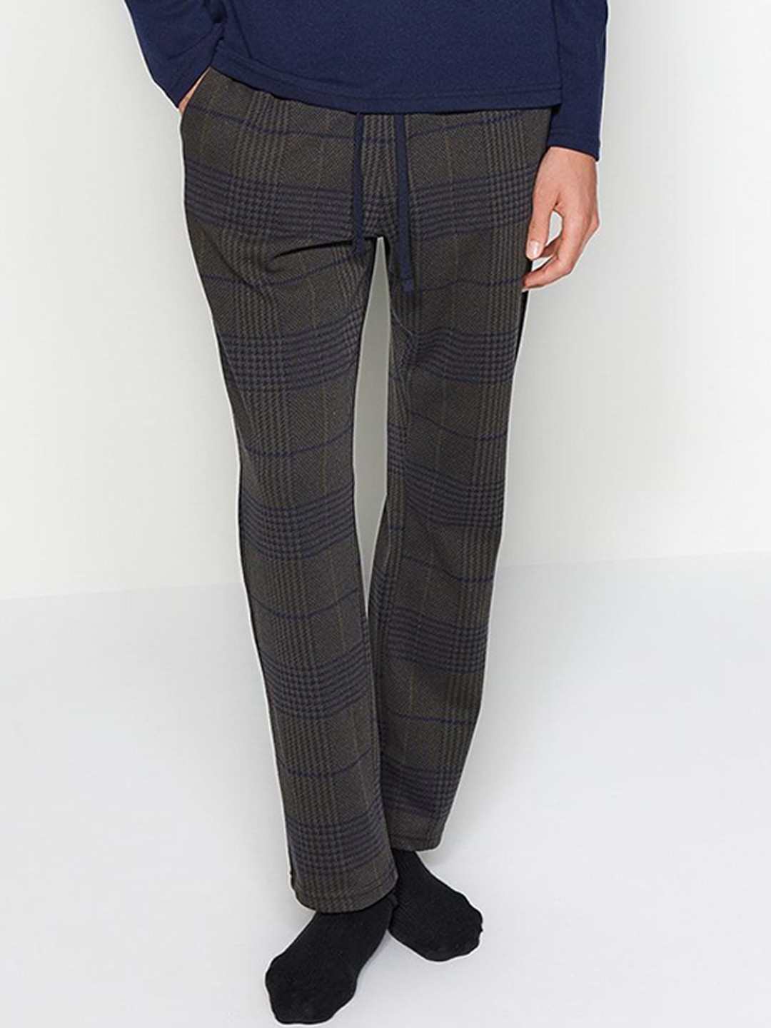 

Trendyol Solid Men Night suit, Blue