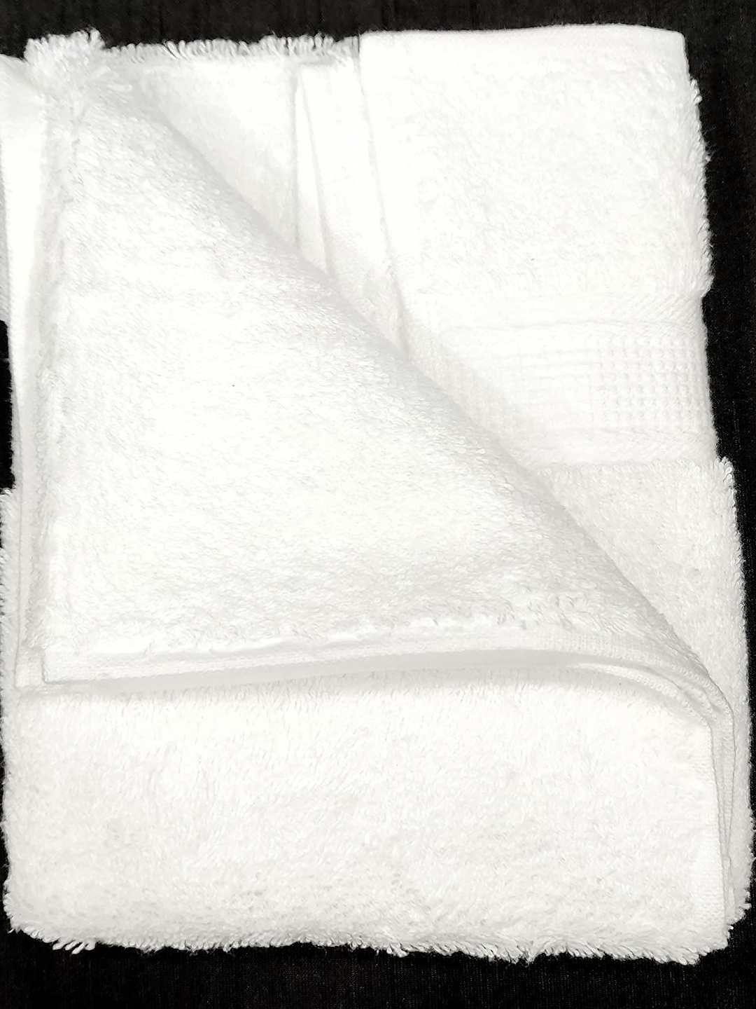 

BOMBAY DYEING Santino White 2 Pieces Pure Cotton 550 GSM Hand Towels