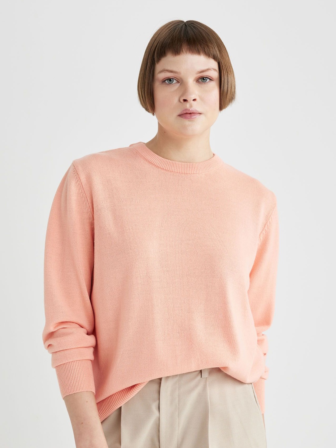 

DeFacto Women Pullover, Peach