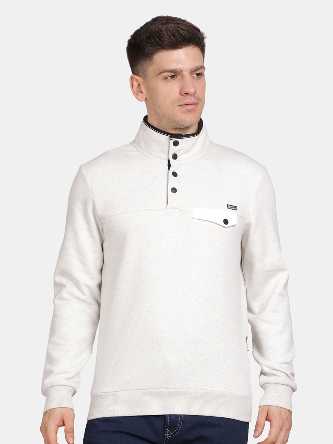 

t-base Men Pullover Sweatshirt, White