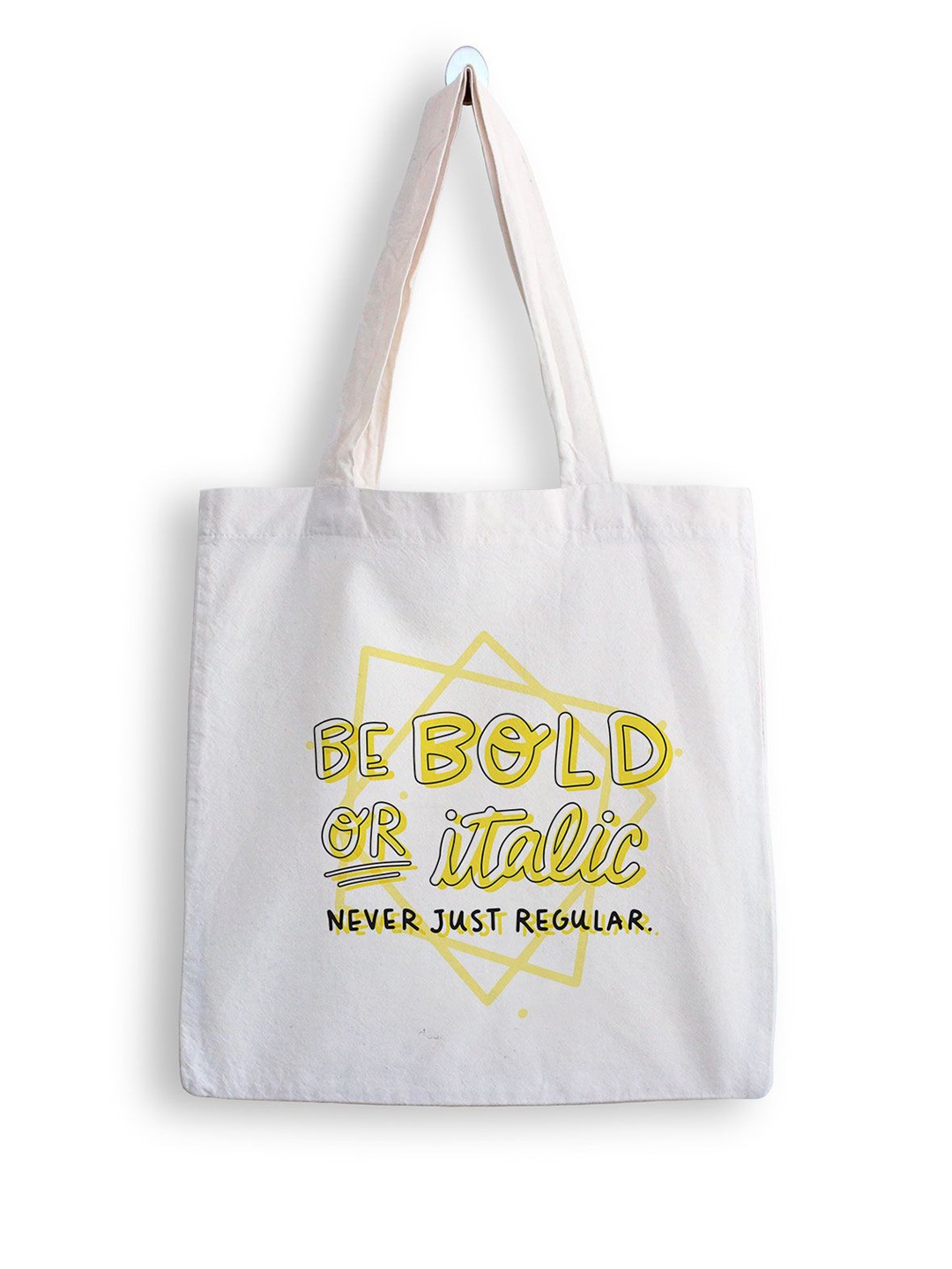 

ARTBUG Printed Shopper Tote Bag, White