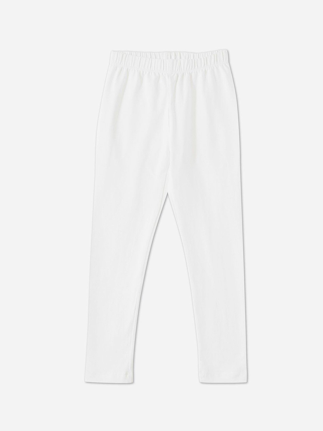 

BAESD Girls Cotton Ankle Length Leggings, White