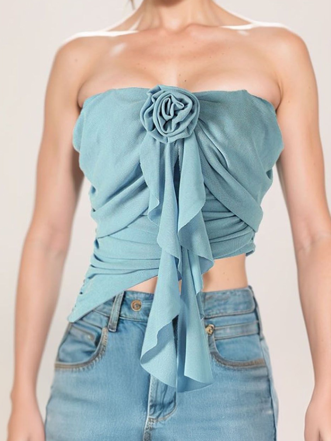 

StyleCast Print Georgette Tank Top, Green