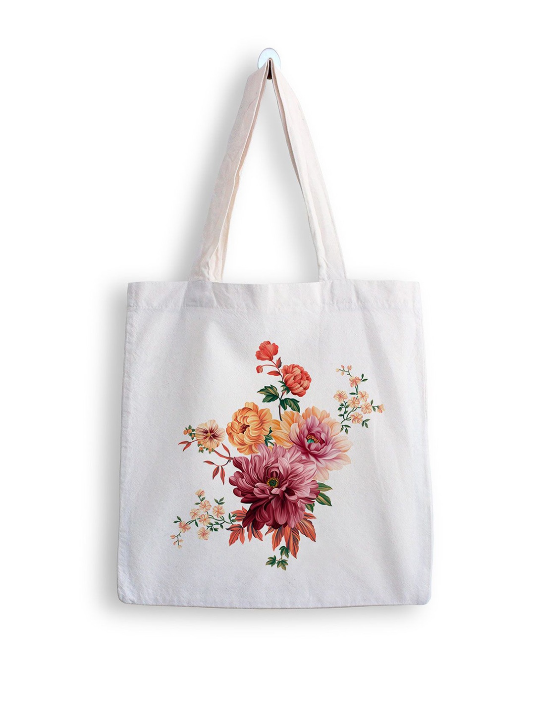 

ARTBUG Printed Shopper Tote Bag, White