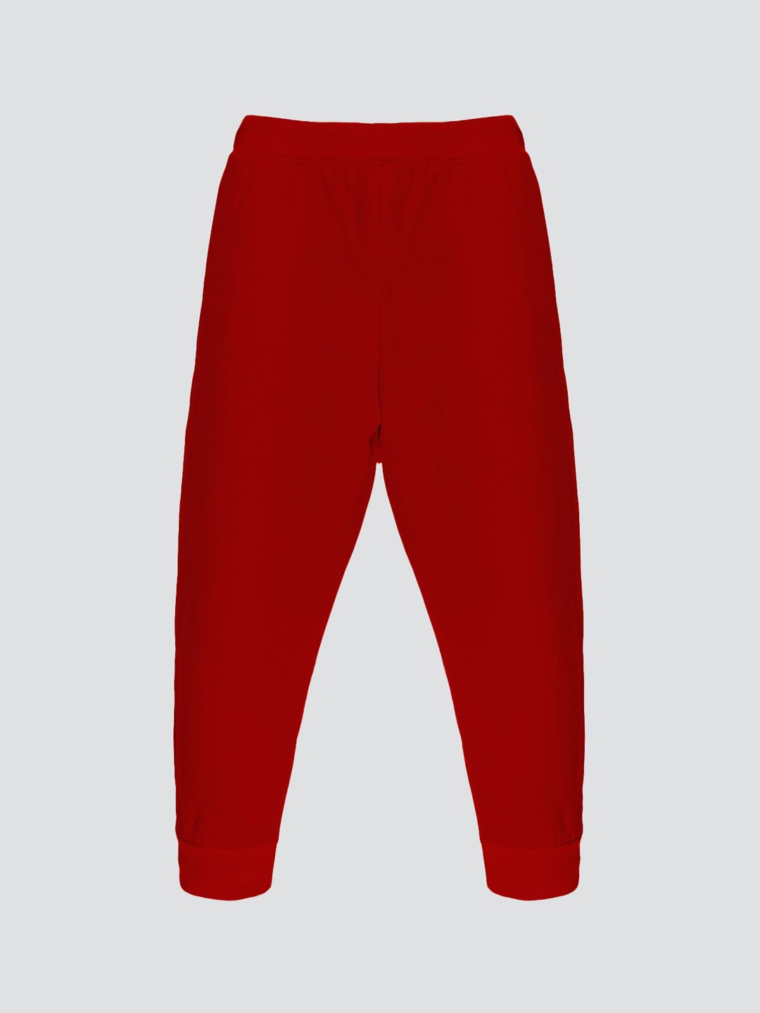 

KiddoPanti Kids Pure Cotton Joggers, Red