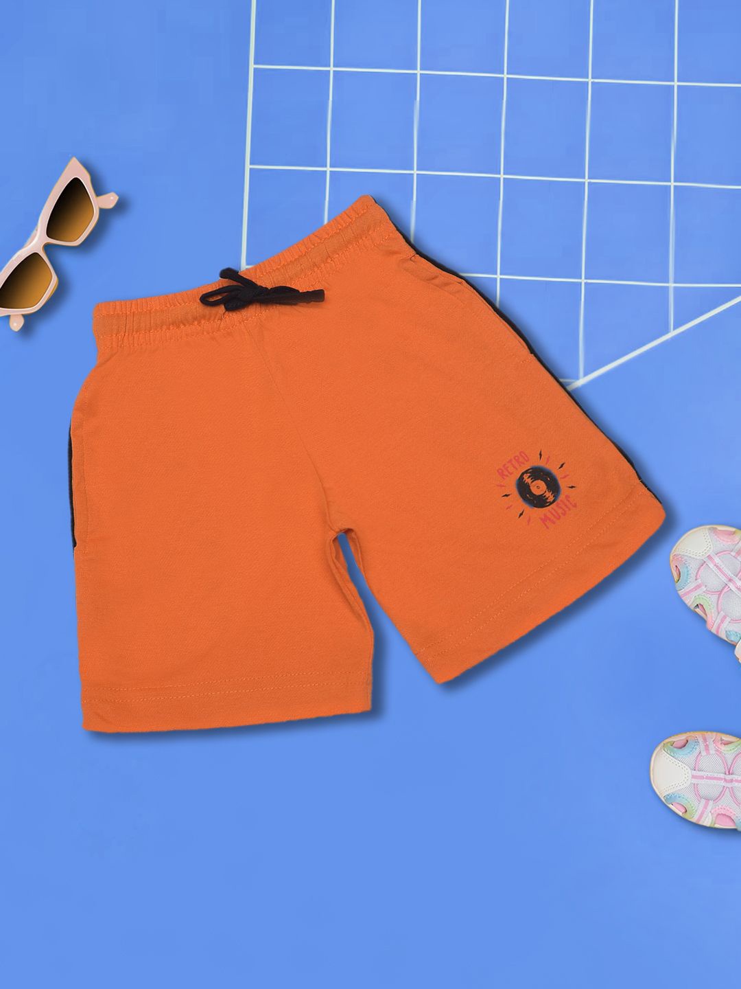 

Dollar Champion Kidswear Solid Boys Shorts, Orange