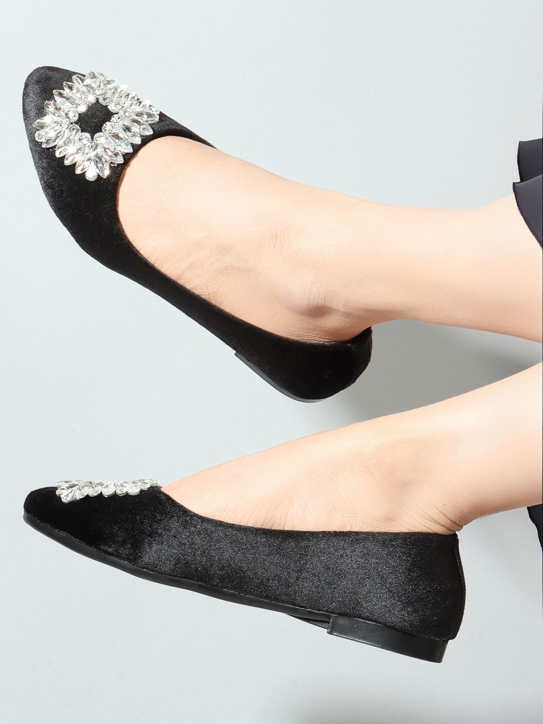 

Lavie Women Party Ballerinas Flats, Black