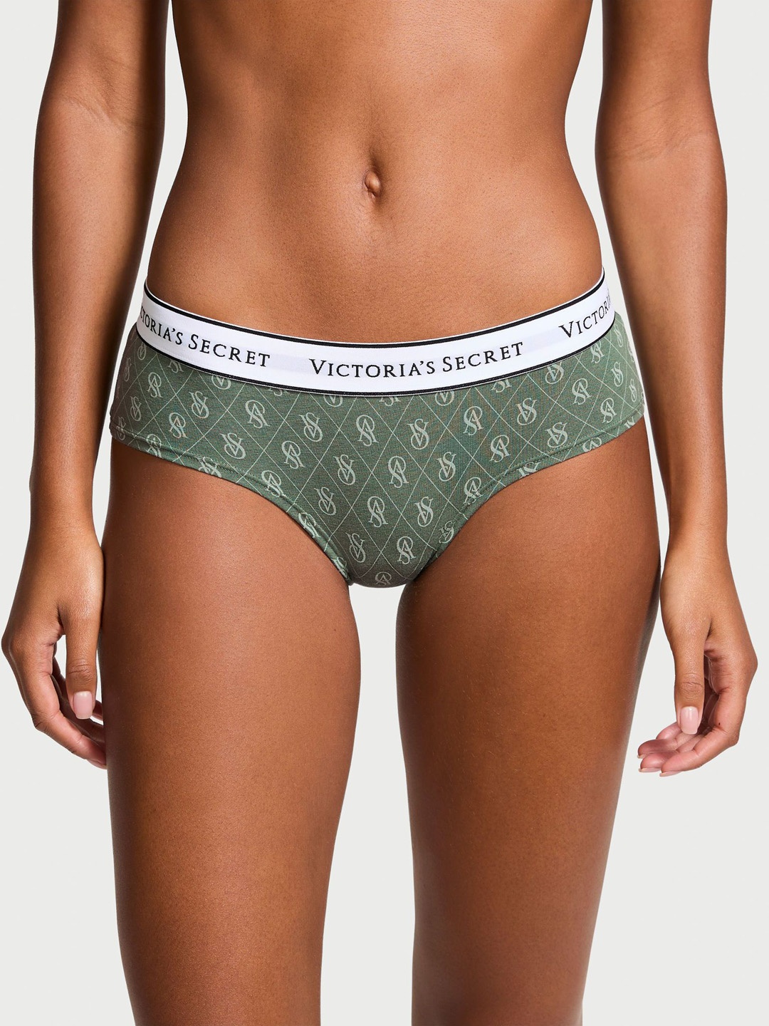 

Victoria's Secret Printed Low Rise Basic Briefs-112444816F42, Green
