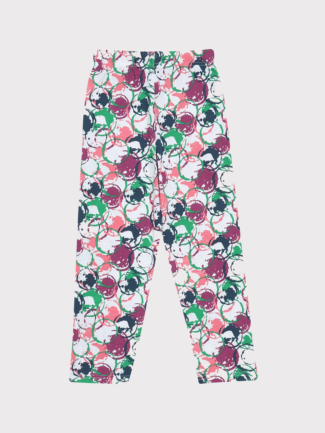 

F&S Girls Printed Pure Cotton Lounge Pants, White