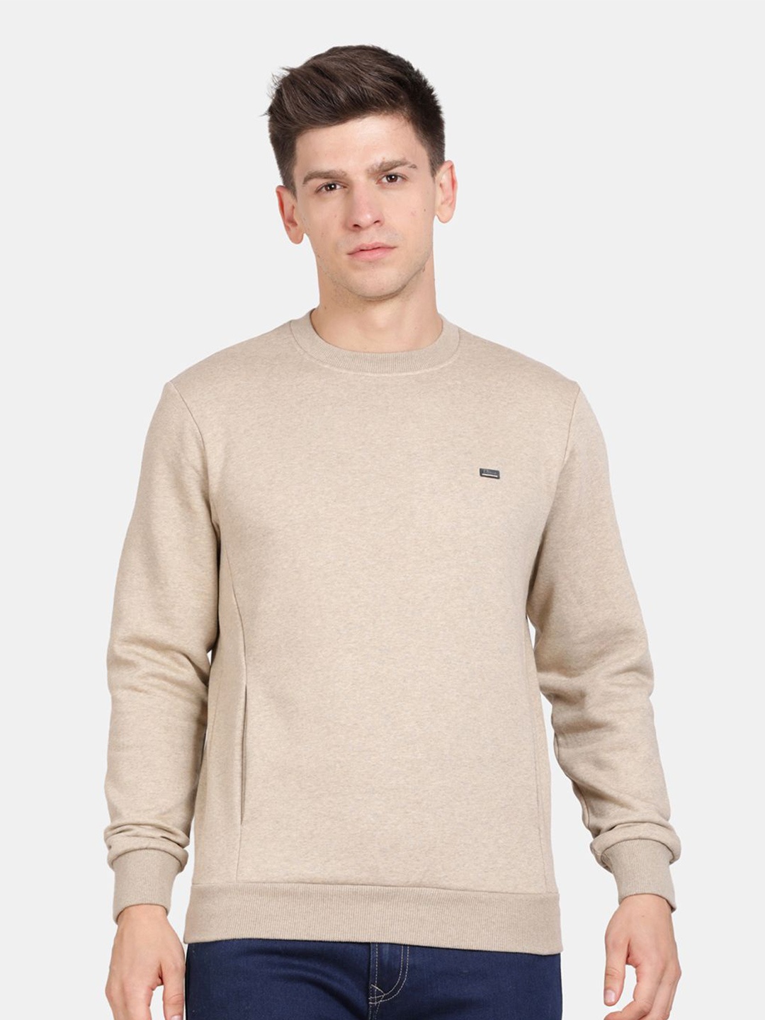 

t-base Men Pullover Sweatshirt, Beige