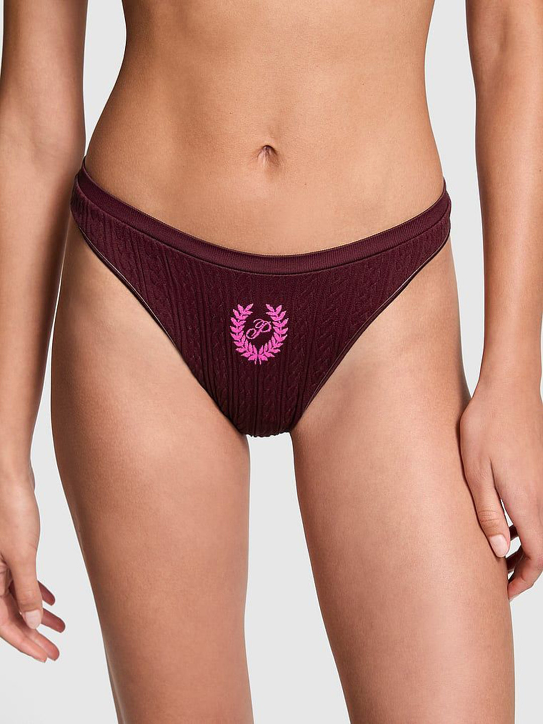 

Victoria's Secret PINK Low Rise Seamless Thongs Briefs 112507166BIK