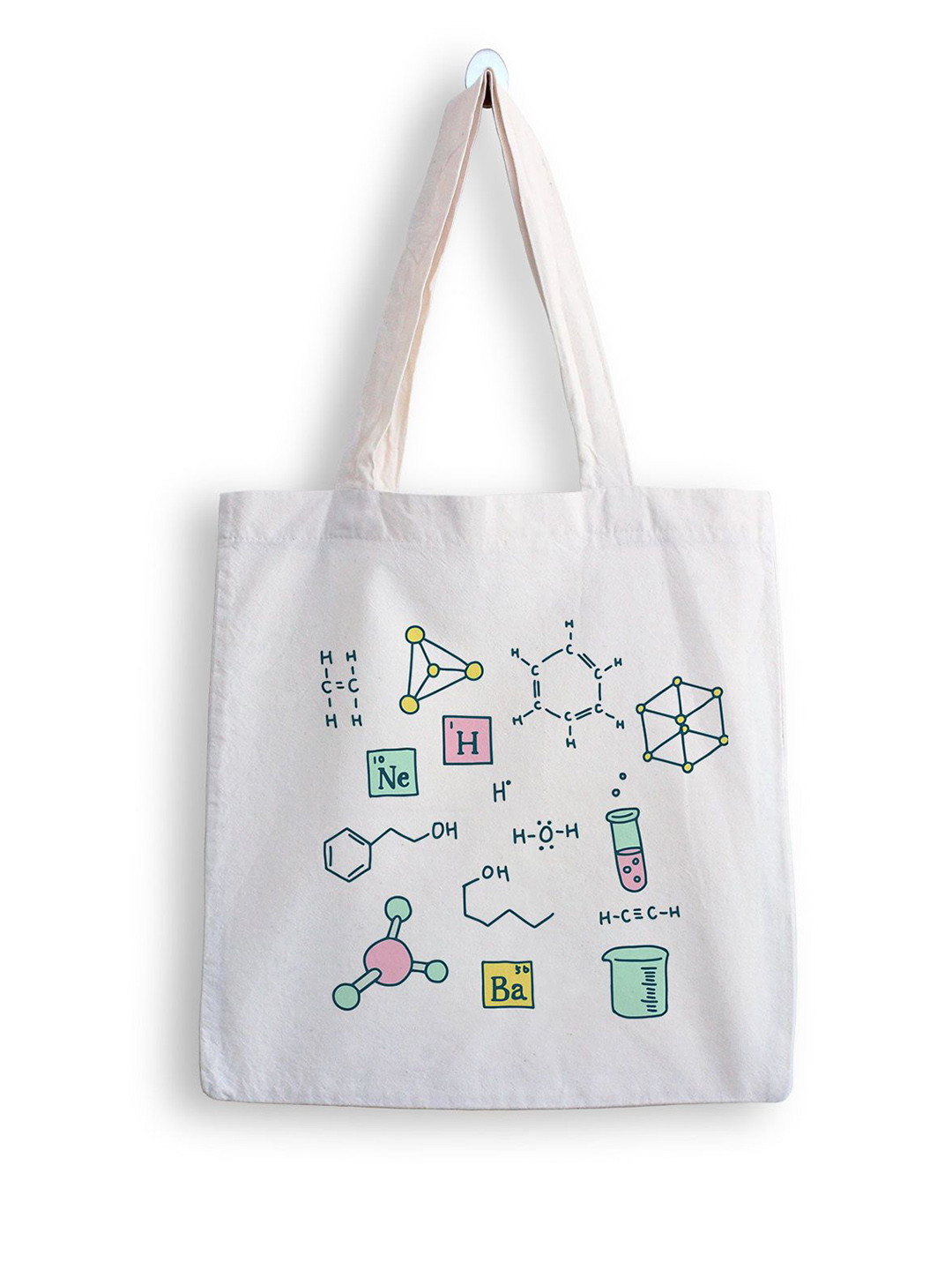 

ARTBUG Printed Bucket Tote Bag, White