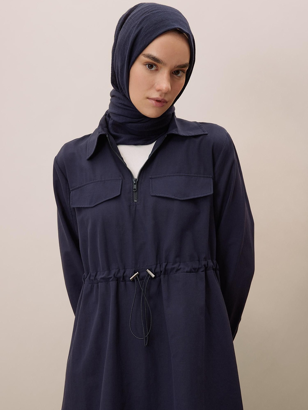 

DeFacto Solid Scarf, Navy blue