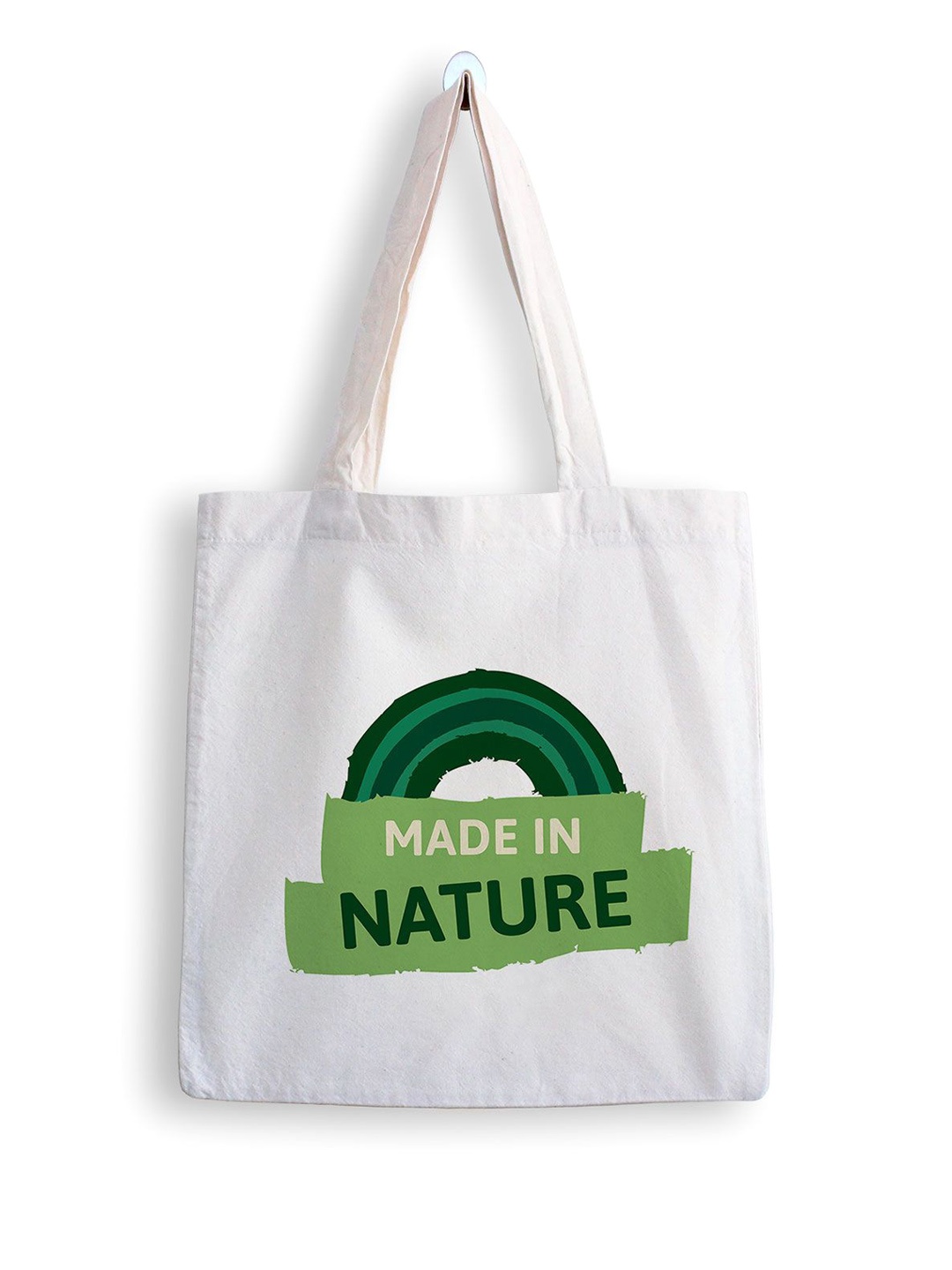 

ARTBUG Printed Structured Tote Bag, White