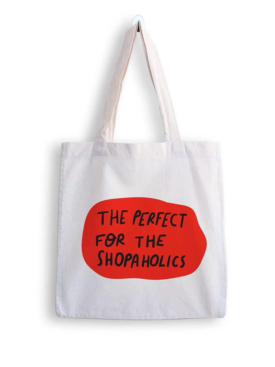 

ARTBUG Printed Structured Tote Bag, White