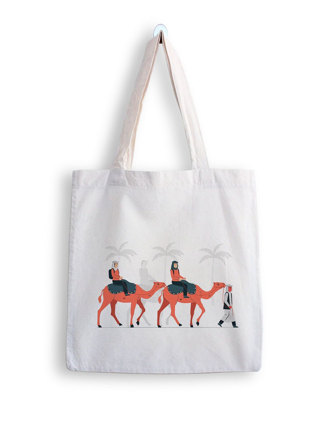 

ARTBUG Printed Shopper Tote Bag, White