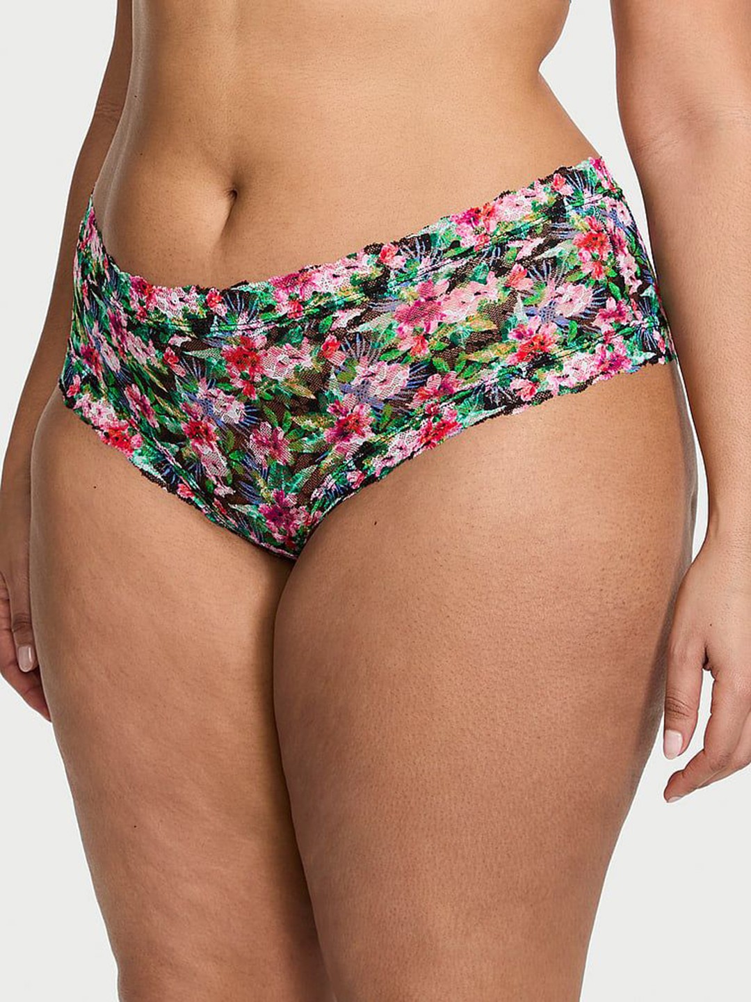 

Victoria's Secret The Lacie Printed Low Rise Basic Briefs, Black