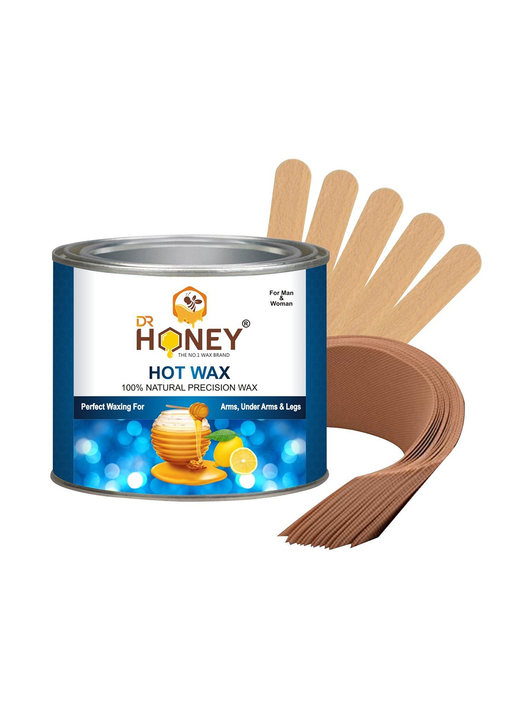 

DR HONEY 100% Natural Precision Hot Wax - 600g, Multi