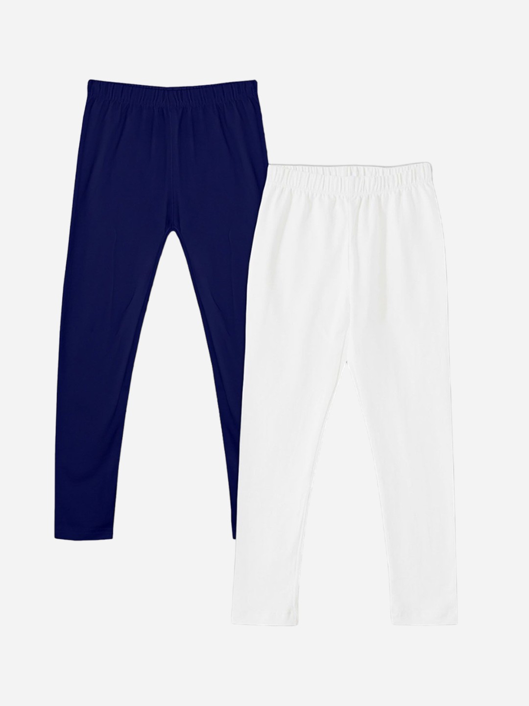 

BAESD Girls Pack Of 2 Ankle-Length Leggings, Navy blue