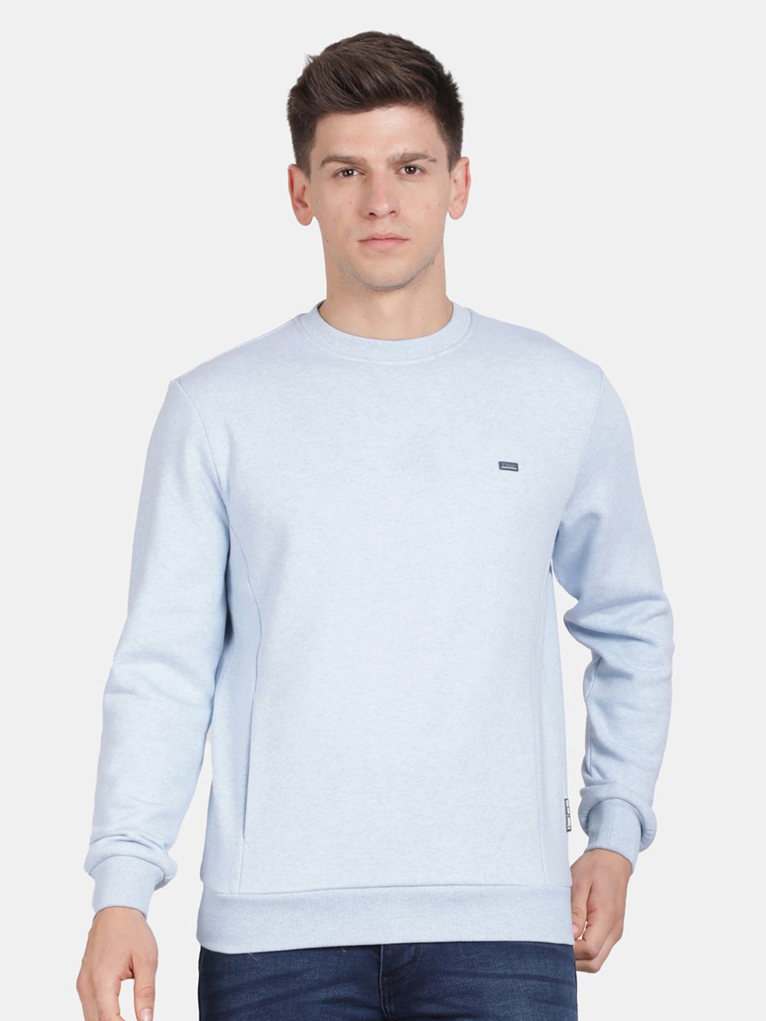 

t-base Men Pullover Sweatshirt, Blue