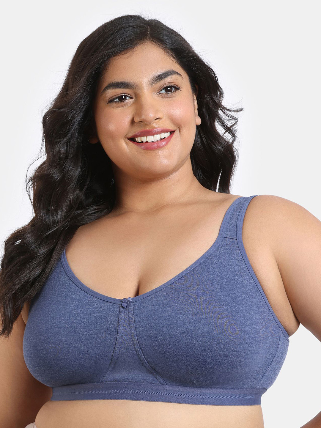

Zivame Women Solid Full Coverage Bra, Blue